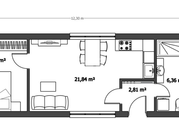 MD DOMNIKA I- 2D půdorys